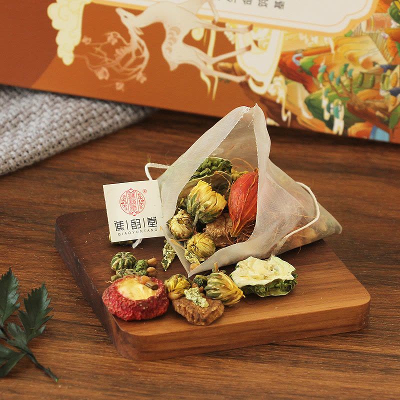 谯韵堂 玉米须桑叶茶240g/盒图片