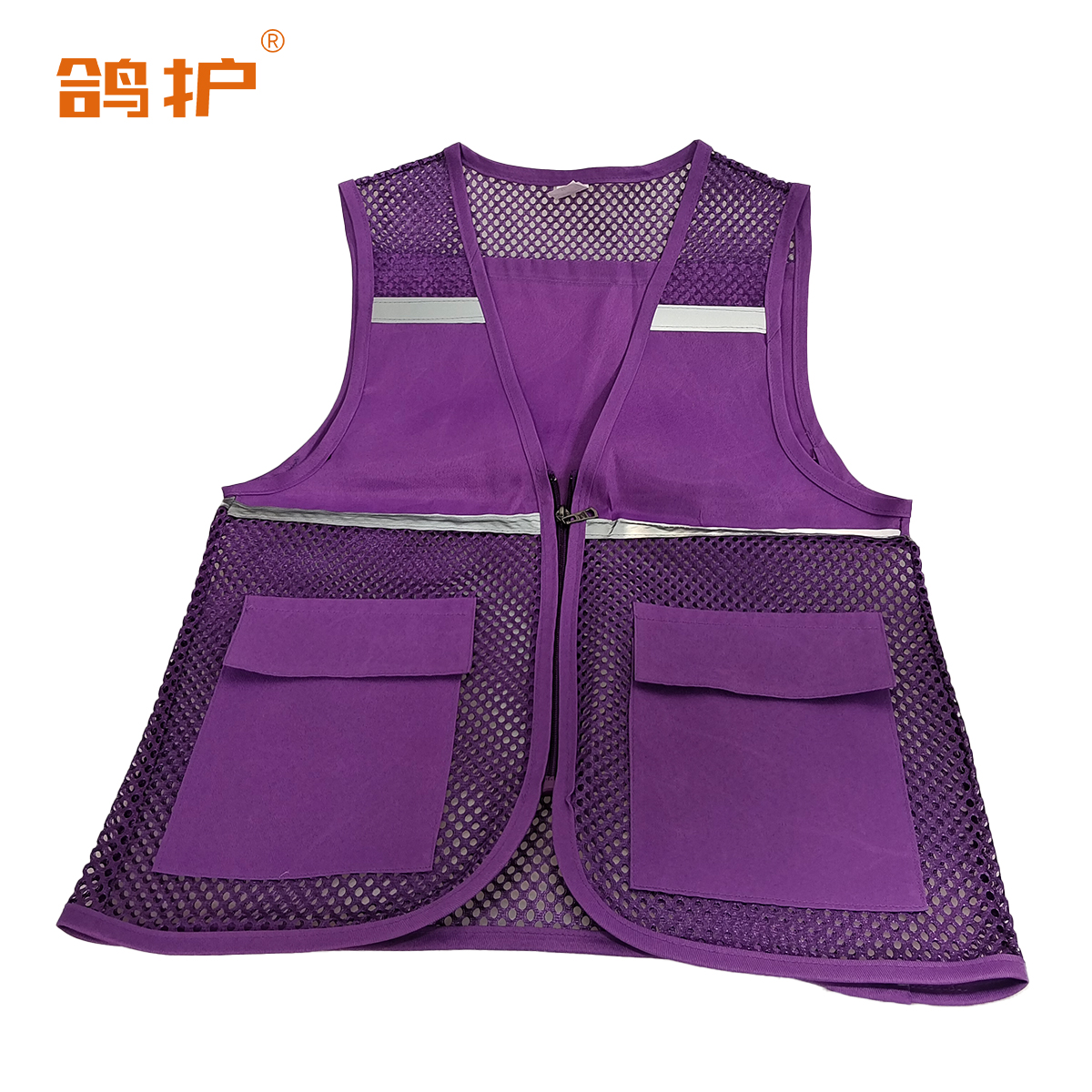 鸽护 马甲 mj11紫色 件高清大图