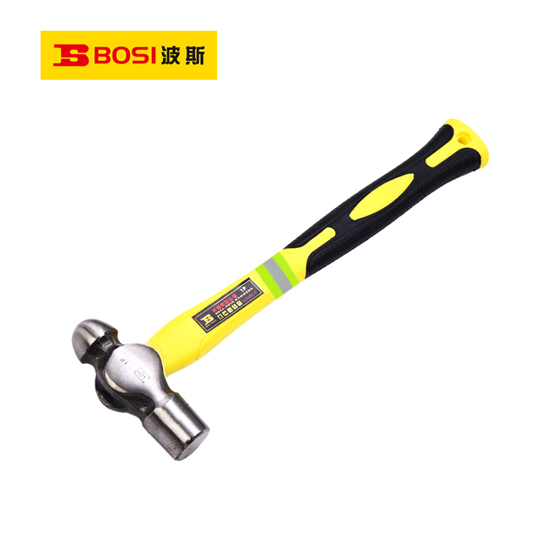 波斯(BOSI) 荧光系列纤维柄圆头锤 1P 把高清大图