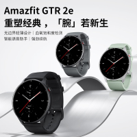 华米Amazfit GTR 2e 曜石黑 智能手表血氧监测90种运动模式心率监测50米防水