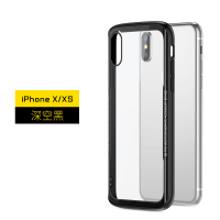 【美国W&P】 黑色苹果X/XS/XR手机壳iPhone XsMax透明防摔保护套超薄外壳全包玻璃壳软壳硬壳保护壳