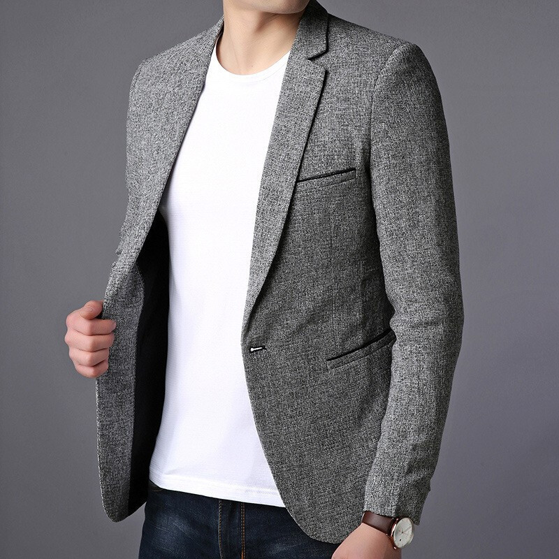 梵克公牛2021季男士休闲西装西服韩版修身青年小西装时尚偏小男装
