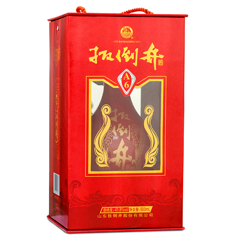 扳倒井 红A6 41.8度 整箱装 500ml*6瓶