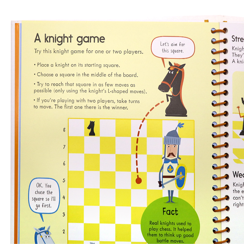 [正版]Usborne 我的第yi本国际象棋书 英文原版 Usborne My First Chess Book 尤斯高清大图