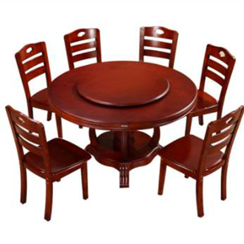 印华(YINHUA) 餐桌椅 (套) (直径1500 ,1桌+6椅)高清大图