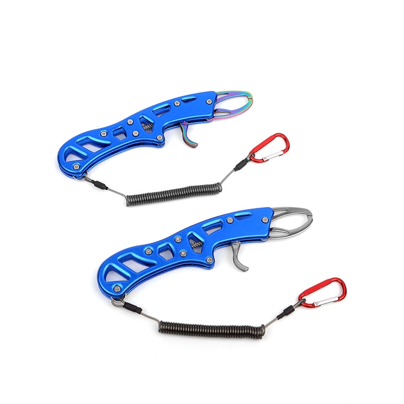 闪电客路亚枪式控鱼器控大物e不锈钢加长g控鱼器不易伤鱼便携枪柄钳夹