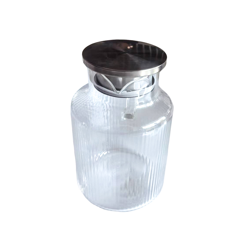 兰雅昀 轻奢竖条纹玻璃冷水壶 1600ml 个高清大图