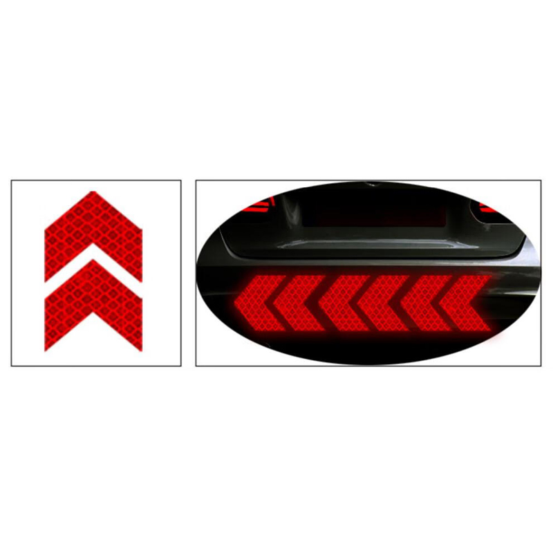 好企来 反光标识 AQ-0150 箭头帖 红 7cm 每片高清大图