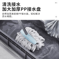冀美移动落地拖把架不锈钢置物架放扫把墩布架子阳台清洁工具收纳商用 不锈钢移动拖把架-10拖12钩