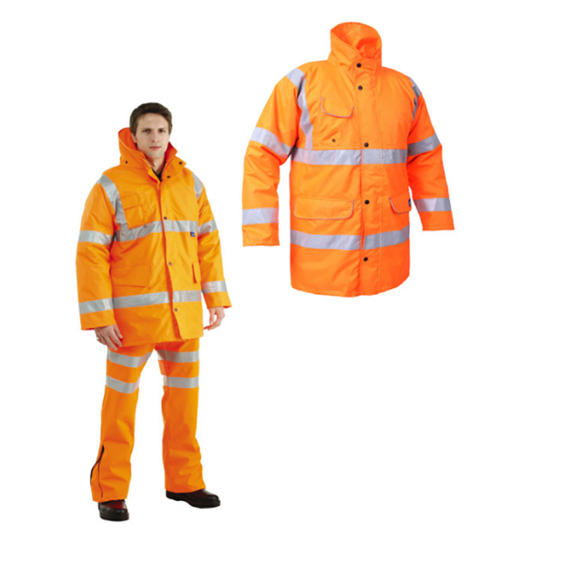 博迪嘉 常规荧光防风防雨外套 GN110B 荧光橘红色 S码 货期7天