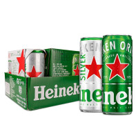 喜力(Heineken)经典啤酒330ml*12听+星银330*3听 组合装