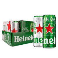 喜力(Heineken)经典啤酒330ml*12听+星银330ml*3听 组合装