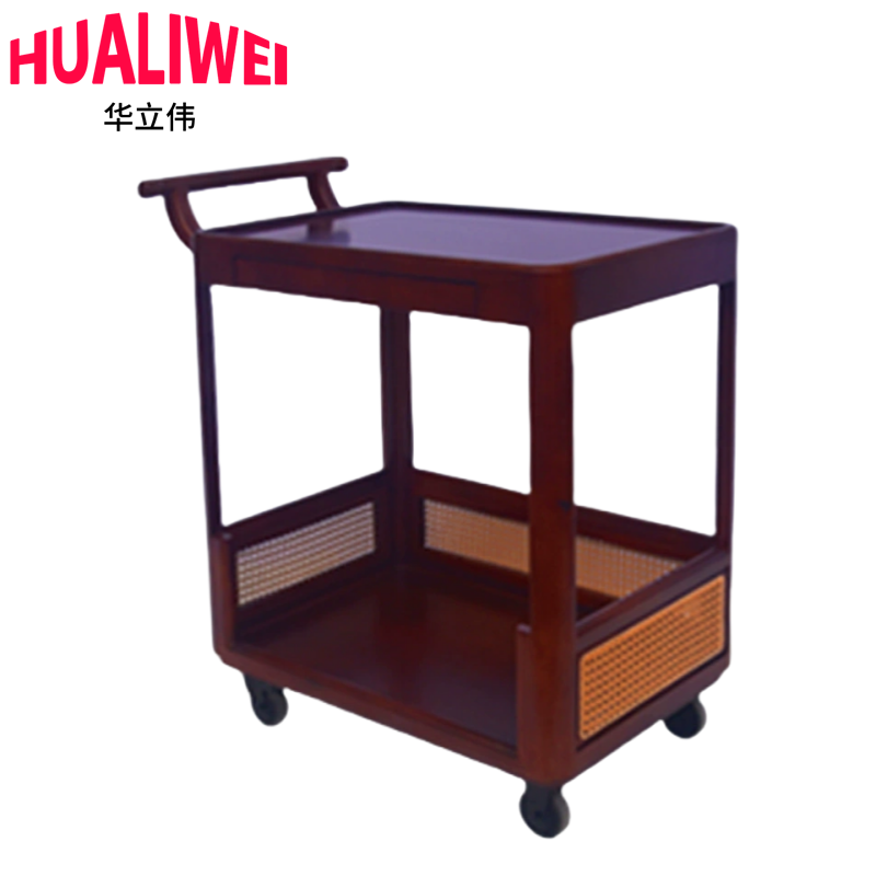 华立伟 酒水车小推车双层款个