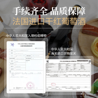 法国进口干红葡萄酒2瓶礼盒礼袋套装红酒送礼珍藏丹魄歌海娜14度750ml