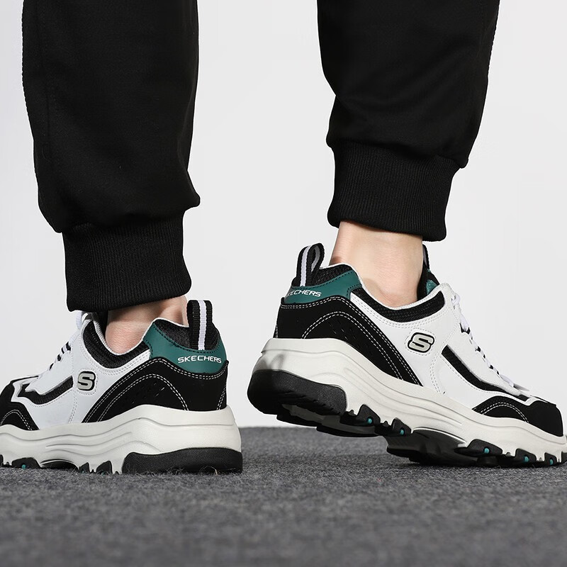 斯凯奇(Skechers)男鞋运动跑步鞋休闲老爹鞋8790091-WBK