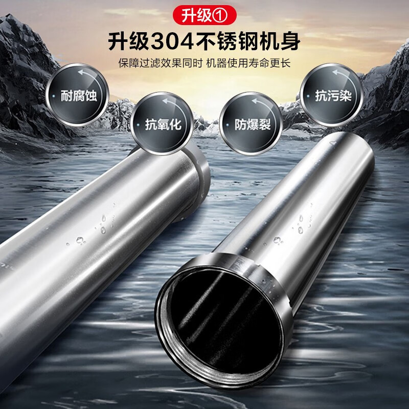 海尔 商用净水器 HM601-4 不锈钢 双出水 大流量 额定总净水量10000L(台)