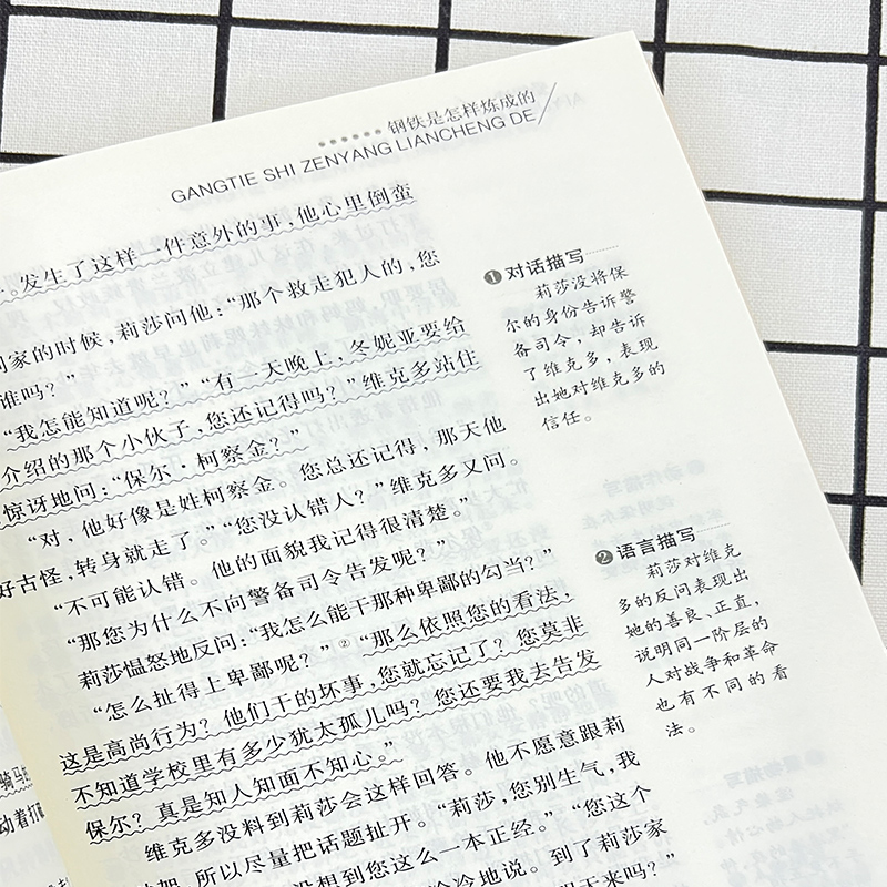 钢铁是怎样炼成的 [正版]经典常谈朱自清 钢铁是怎样炼成的人民教育出版社 初中八年级下册语文课外书籍读物中学成长必读初二高清大图