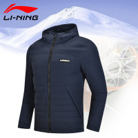 [自营]李宁(LI-NING)男2018年连帽短运动羽绒服AYMN013