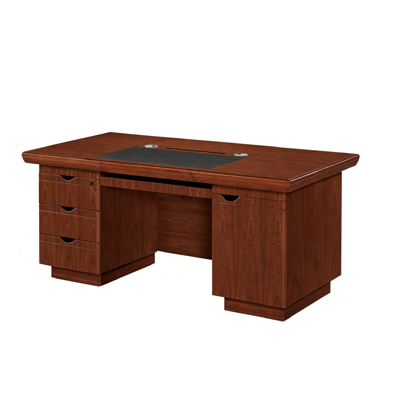 大央办公桌B-6C161 1600W*800D*760H 办公桌员工位单人办公桌组合简约现代办公室老板桌子职员电脑桌高清大图