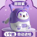 自动进铅卷笔刀手摇转笔刀削笔刀儿童小学生文具幼儿园铅笔削笔器削铅笔非自动素描削笔机手动钻笔刀库洛米 紫色库洛米1个/自动进铅粗细可调