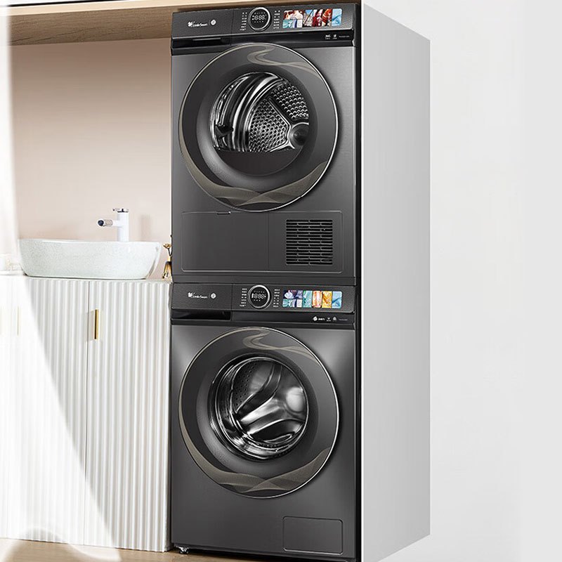 小天鹅(littleswan)10kg滚筒洗衣机全自动热泵烘干机 超薄全嵌-纤彩