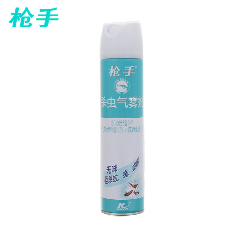 枪手 杀蚊气雾剂(无味) 600毫升*24瓶 箱