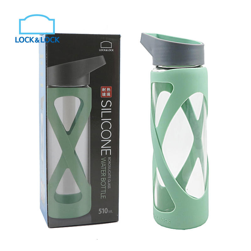 乐扣乐扣（lock&lock） 510ML玻璃水杯 LLG931（X-BAND）高清大图