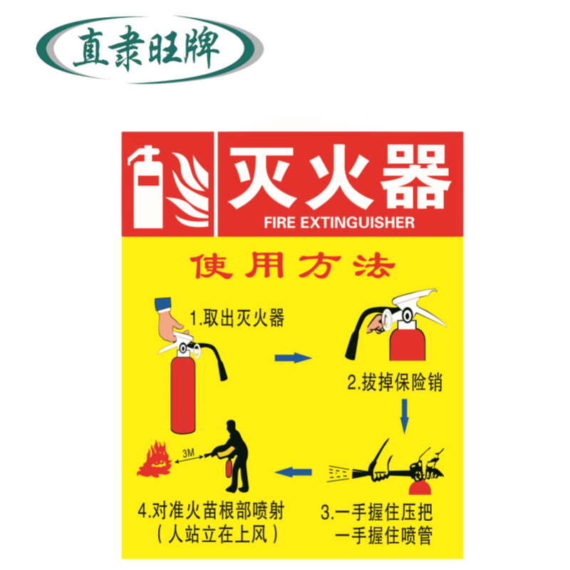 直隶旺牌 消防标识贴 款式备注 张高清大图