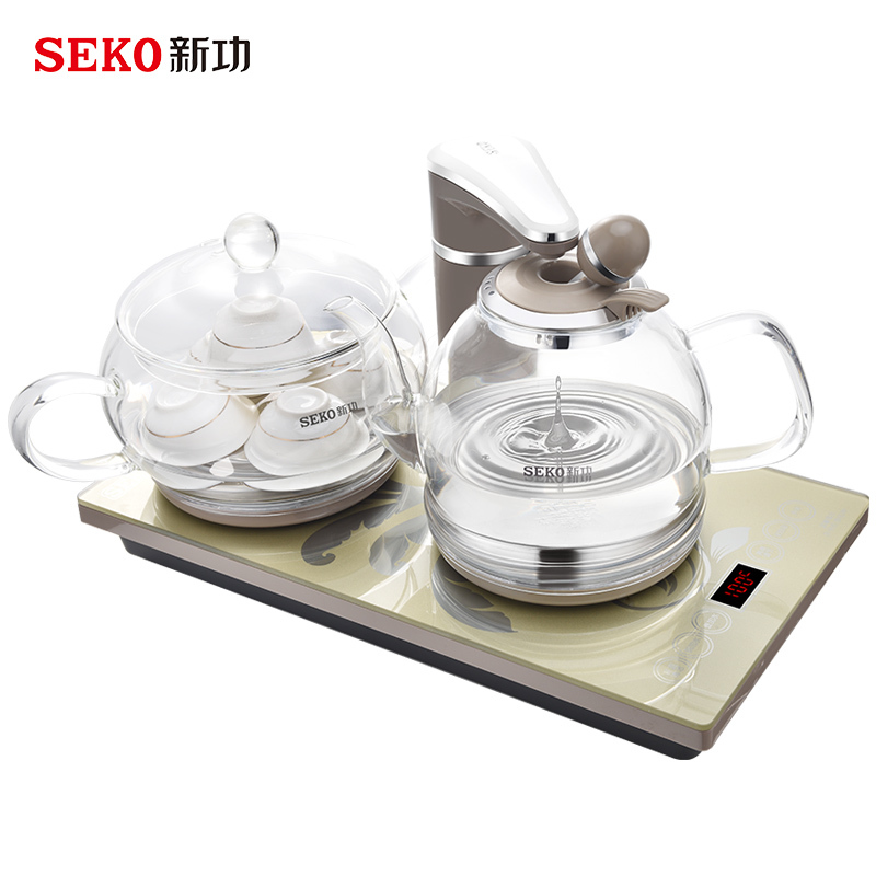 Seko/新功 G11智能恒温全自动抽水电茶炉玻璃家用烧水壶泡茶专用