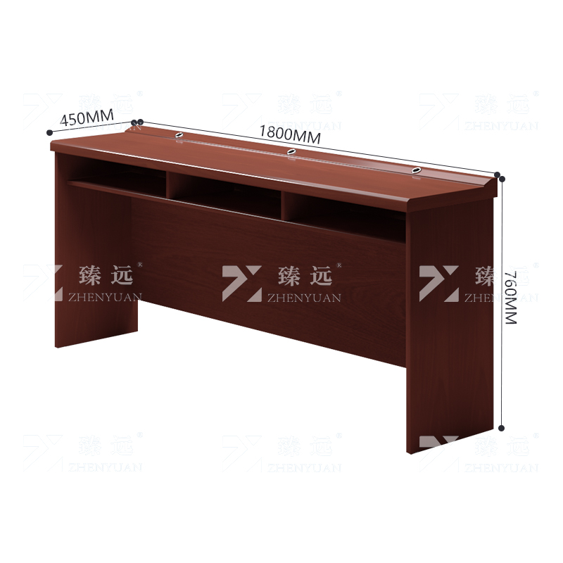 臻远 三人条桌 1800*450*760高清大图