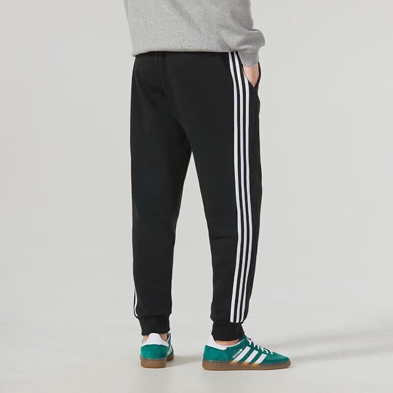 adidas/阿迪达斯男 加绒保暖经典百搭休闲运动长裤 IB4030 C图片