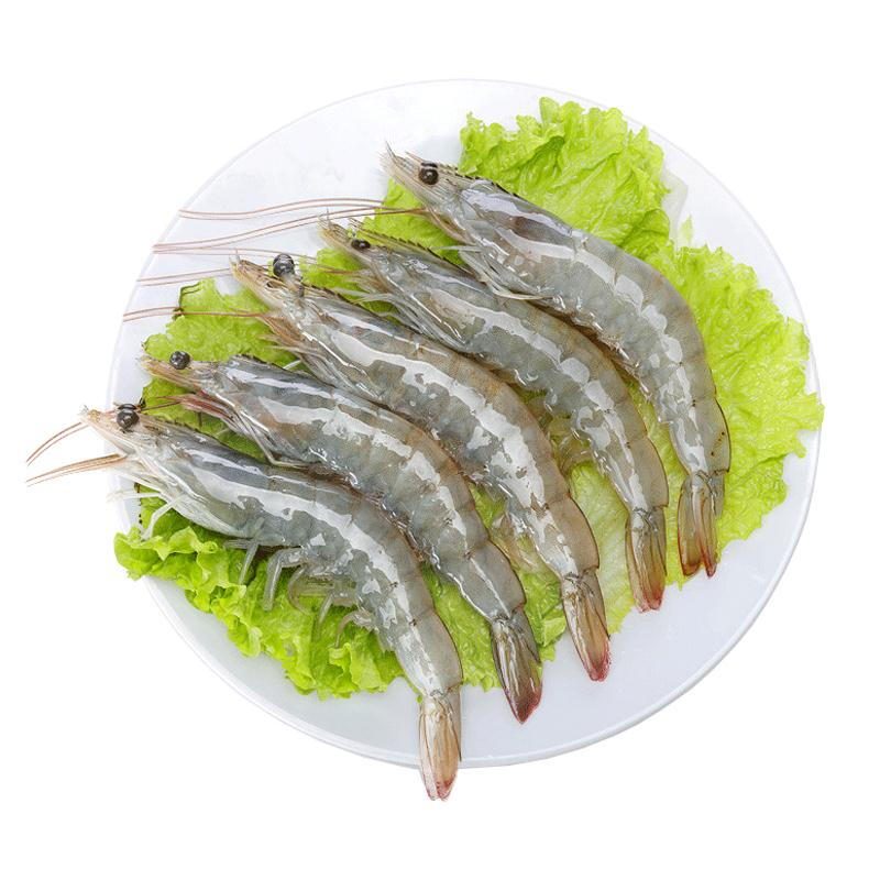 禧美海产 厄瓜多尔白虾(特大号)ASC认证 1kg/盒 30-40只 原装进口 火锅食材