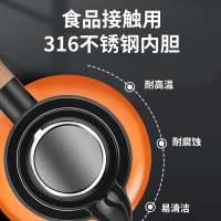 金灶LX-500老白茶闷茶壶316不锈钢大容量茶水壶泡茶家用茶具焖壶