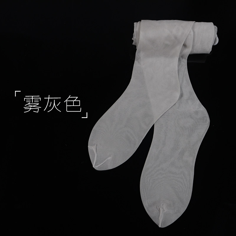 suntekansun缜脚尖透明丝袜夏天薄款连mistygrey雾灰色脚型150175cm40