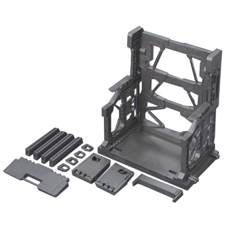 万代(bandai) 高达拼装模型 hg rg 1/144 格纳库拘束支架展示地台场景