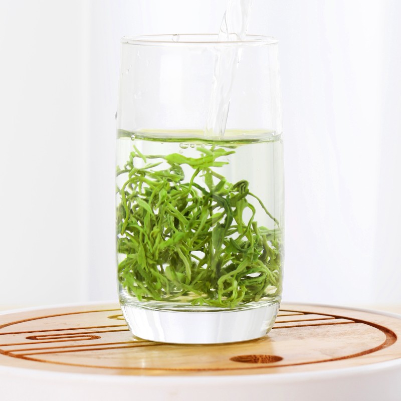 一贯明前毛峰茶叶 新茶绿茶春茶浓香型散装茗茶罐装250g高清大图