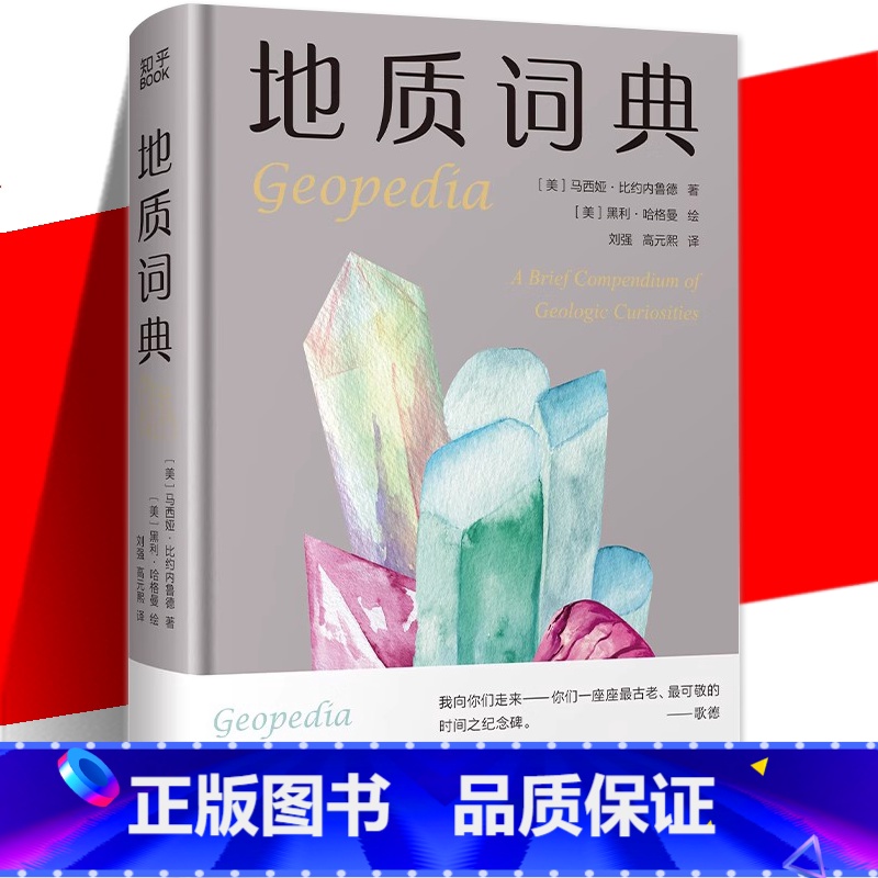 【正版】地质词典 地理百科全书一起见证45亿年地球地质变迁 地震火山板块运动宝石化石岩石形成石器时代风化作用地质通识教