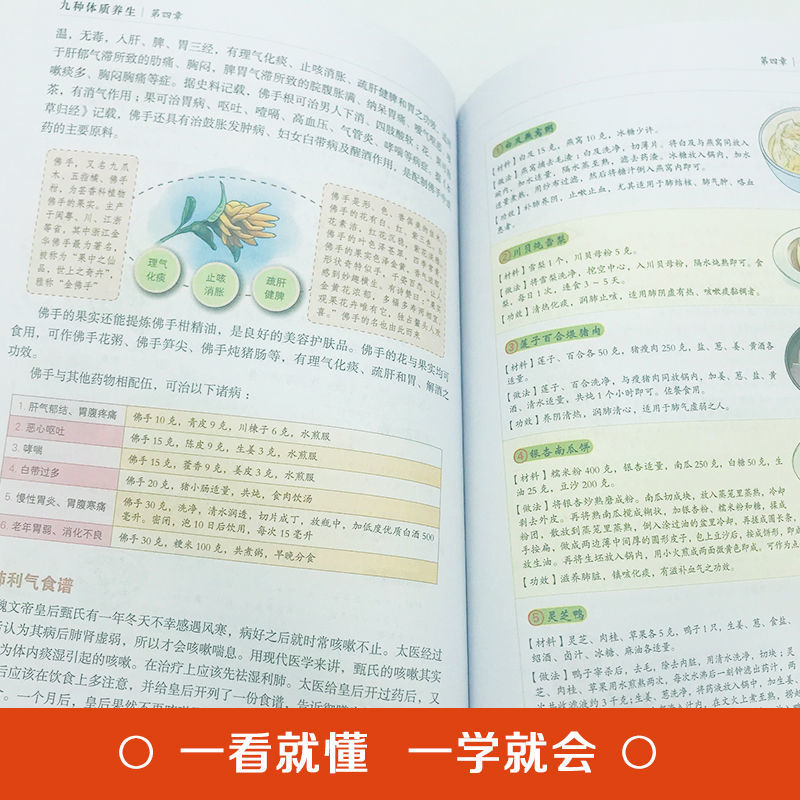 九种体质养生辨清体质巧养生对症养生家庭实用养生保健指南书籍高清大图