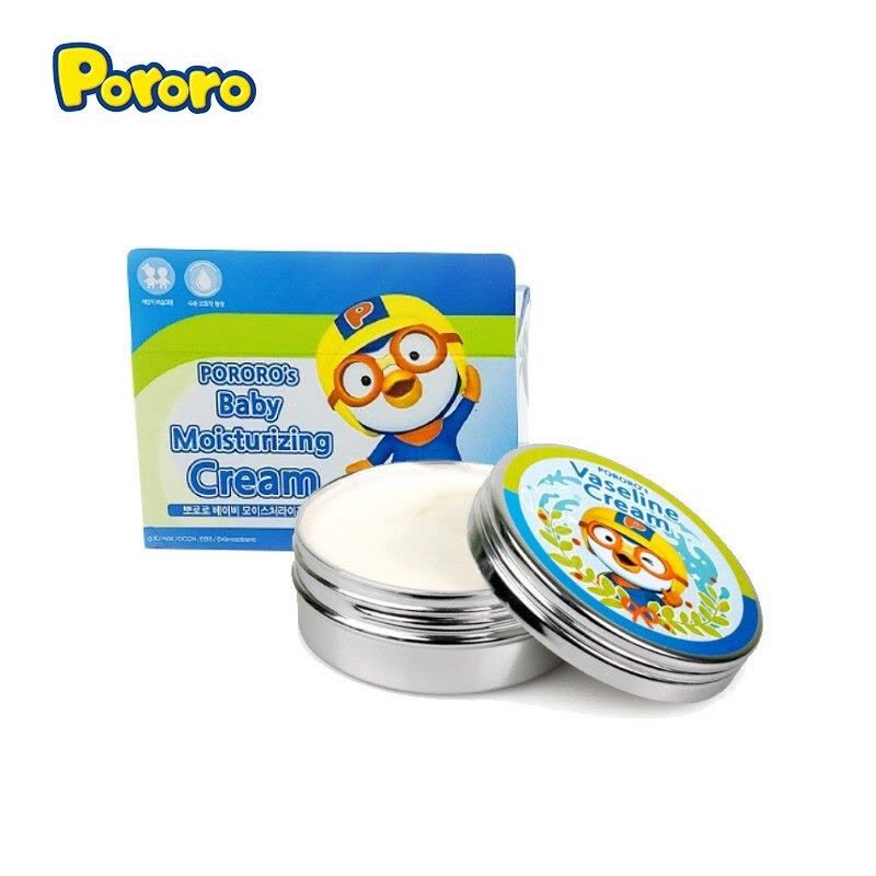 PORORO宝露露儿童面霜 新款升级 小企鹅温和呵护 补水保湿滋润不起皮 宝宝润肤霜 65g图片