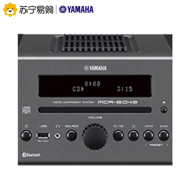 雅马哈(Yamaha)音响 音箱 CD机 USB 播放机 迷你音响 组合音响 蓝牙音响 定时闹钟MCR-B043