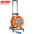 野狼220V32A小车式电缆盘电源盘带线3*2.5*50米工业插座YL-35GS3-1050