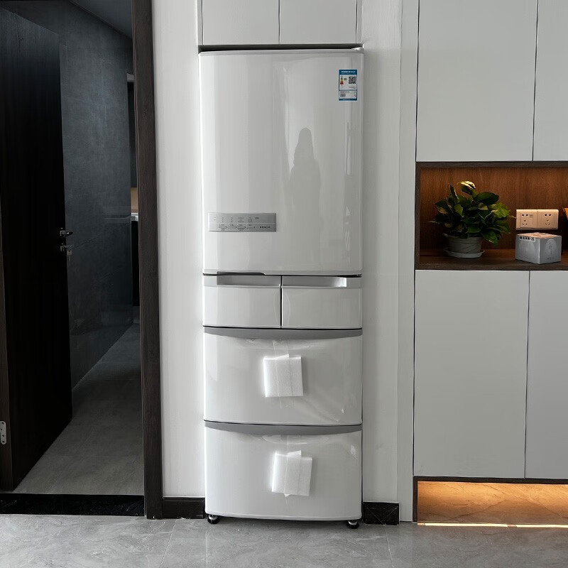 日立冰箱401l嵌入多门式原装进口rs42kc保湿保鲜冰温自动制冰小户型