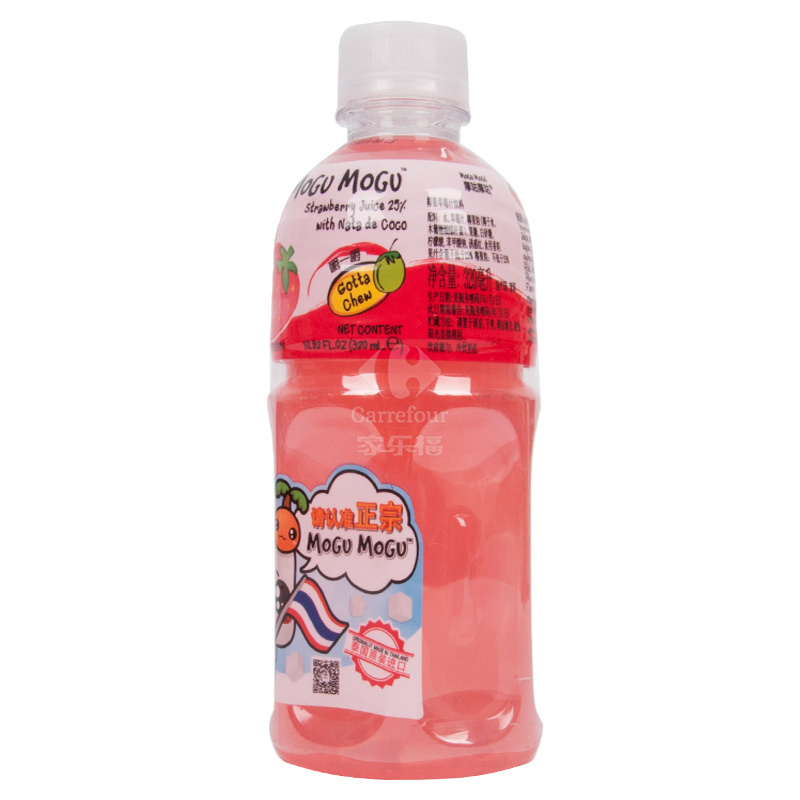 磨谷磨谷椰肉草莓汁饮料320ml