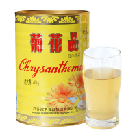 梁丰 菊花晶 菊花茶 儿童固体冲饮400g罐装菊花精颗粒汤粉怀旧冲剂