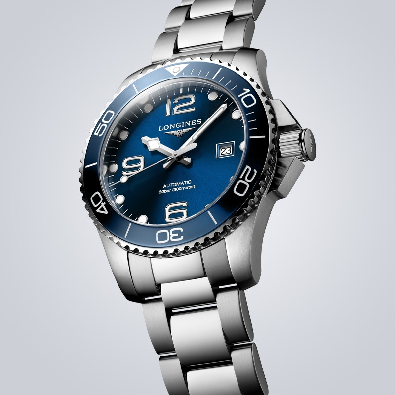 浪琴(longines)奢侈品瑞表 康卡斯系列陶瓷表圈 新款888机芯 运动防水