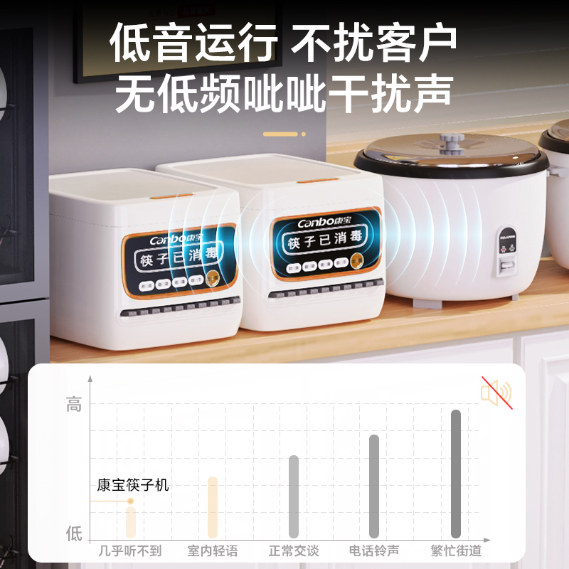 康宝(Canbo)全自动感应筷子消毒机餐馆商用智能自动出筷子机器消毒烘干一体机XDZ8-KZ5