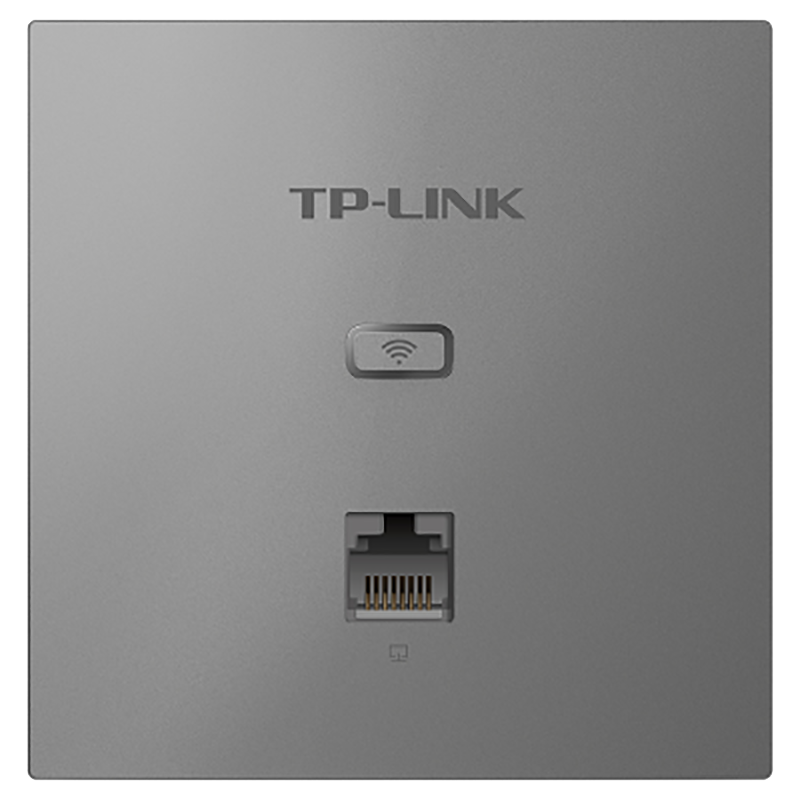 tplink1200m双频无线面板式aptlap1202ipoe薄款深空银方百兆网口86型