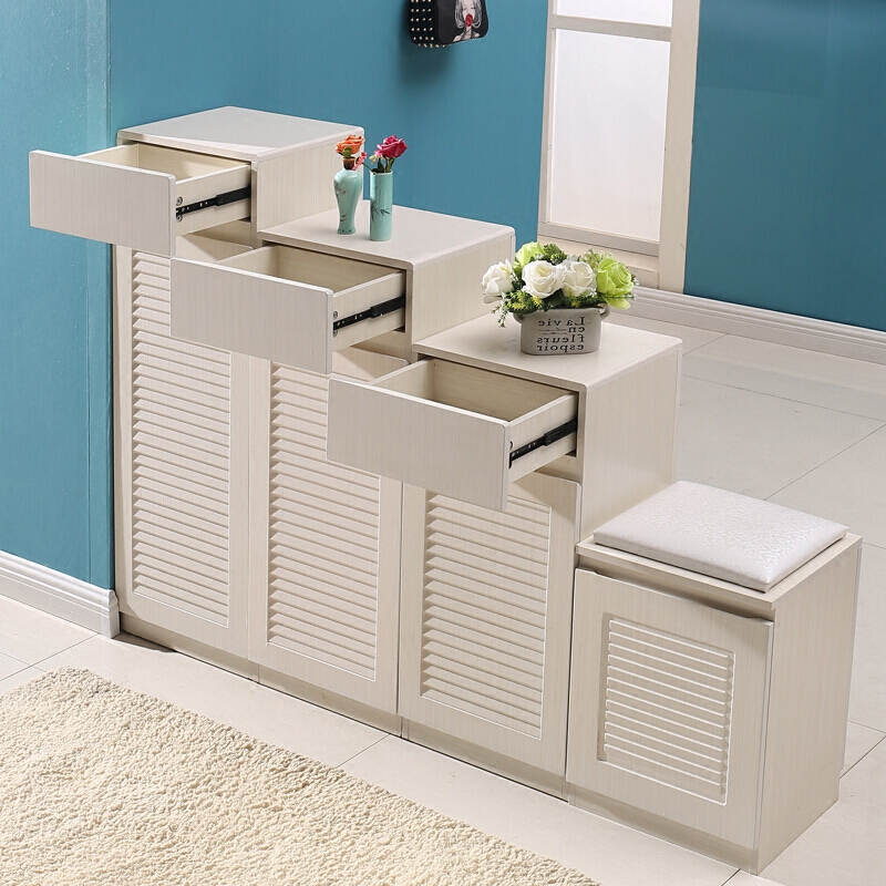 鞋柜简约现代高低组合柜双面玄关柜阳台柜隔断柜厅柜