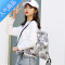 封后束口袋抽绳双肩包女防水休闲可爱百搭小背包ins帆布包学生书包男