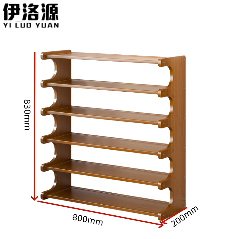 伊洛源 简易鞋架 六层800*200*830mm 个高清大图